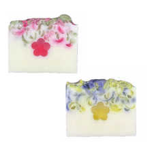 Load image into Gallery viewer, Goats Milk Summer Bloom Soap (free USA shipping included)
