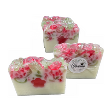 Load image into Gallery viewer, Goats Milk Summer Bloom Soap (free USA shipping included)
