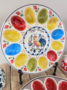 Ceramic 10.5” Egg Platter (free USA shipping included)
