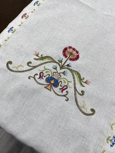"Dimitria" Embroidered Runner (free USA shipping included)