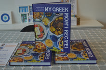 Load image into Gallery viewer, My Greek Mom’s Recipes Cookbook Signed by Gus Constantellis
