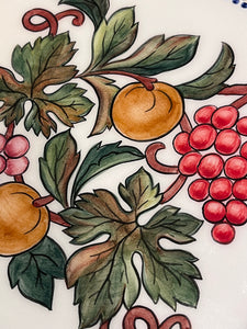 Ceramic Square Plate Fruits (free USA shipping included)