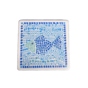 Greek Marble Coaster (free USA shipping included)