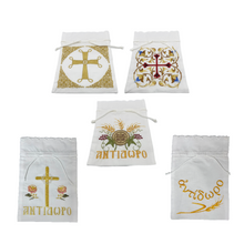 Load image into Gallery viewer, Antidoro Embroidered Pouch—Multiple design choices
