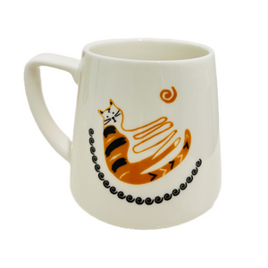 Ceramic Cats and Pots Color Mug