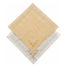 Load image into Gallery viewer, Embroidered Dinner Napkin (2 color choices)
