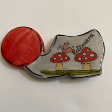 Load image into Gallery viewer, Glazed Ceramic Tsarouhi Magnet
