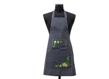 Load image into Gallery viewer, “Lemons” Embroidered Apron (free USA shipping included)
