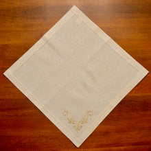 Load image into Gallery viewer, Embroidered Dinner Napkin (2 color choices)
