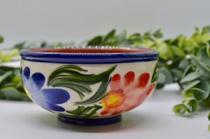 Ceramic Floral Bowl (free USA shipping included)