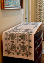 Load image into Gallery viewer, Stavroula Cross-Stitch Runner (Multiple size and color choices)
