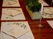 Load image into Gallery viewer, Embroidered Dinner Napkin (2 color choices)
