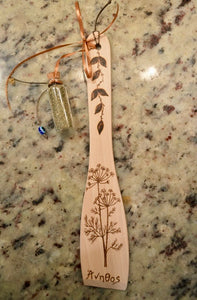 Decorative Herb Wooden Spatula—Only “Thyme” design left
