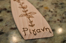 Load image into Gallery viewer, Decorative Herb Wooden Spatula—Only “Thyme” design left
