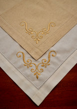 Load image into Gallery viewer, Embroidered Dinner Napkin (2 color choices)
