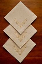 Load image into Gallery viewer, Embroidered Dinner Napkin (2 color choices)
