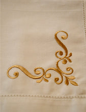 Load image into Gallery viewer, Embroidered Dinner Napkin (2 color choices)
