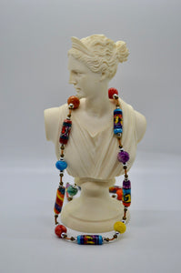 "Melina" Ceramic Bead Necklace