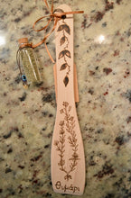 Load image into Gallery viewer, Decorative Herb Wooden Spatula—Only “Thyme” design left
