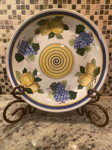 Ceramic Round Platter (13” diameter)