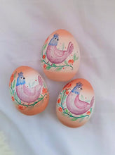 Load image into Gallery viewer, Easter Wooden Egg: Chicken (free USA shipping included)

