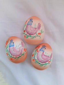 Easter Wooden Egg Chicken  (2 size choices)