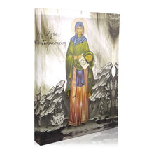 Load image into Gallery viewer, Plexiglass Orthodox Icon: St. Paraskevi/Αγ. Παρασκευή (free USA shipping included)

