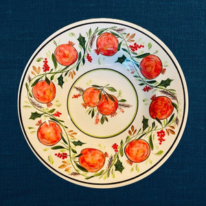 Round Ceramic Fruit Bowl (2 design choices)