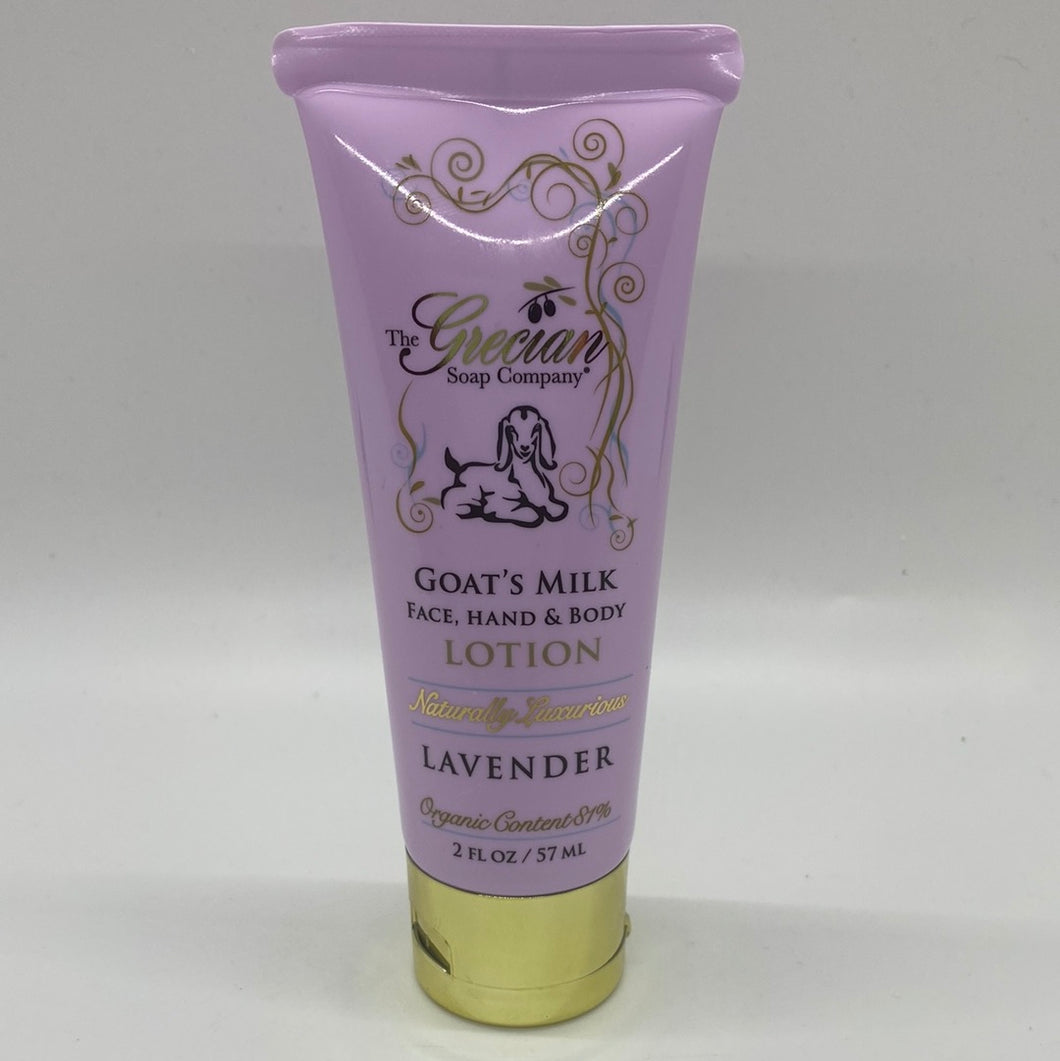 Travel Size Goats Milk 2.2oz Lotion Tube (2 scent choices)