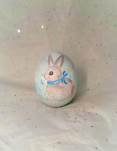 Load image into Gallery viewer, Easter Wooden Egg Bunny Rabbit (free USA shipping included)
