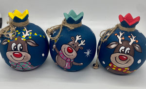 Ceramic Reindeer Pomegranate (Multiple design choices)