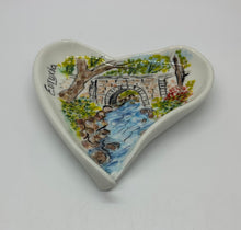 Load image into Gallery viewer, Ceramic Heart Trinket Dish (Υγεία or Ελπίδα)
