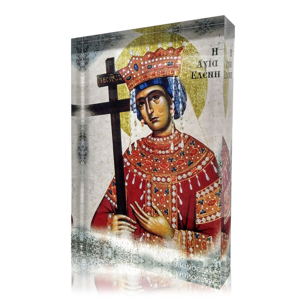 Plexiglass Orthodox Icon: St. Helen/Eleni (Αγ. Ελένη) 2 sizes available
