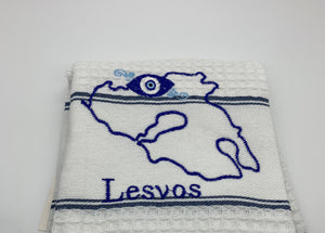 Embroidered Island Kitchen Towel (free USA shipping included)