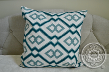 Load image into Gallery viewer, “Persephone&quot; Pillow Cover- as is with slight stitching defects

