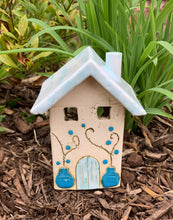 Load image into Gallery viewer, Ceramic House Votive Holder - 2 sizes, multiple designs (sold individually)
