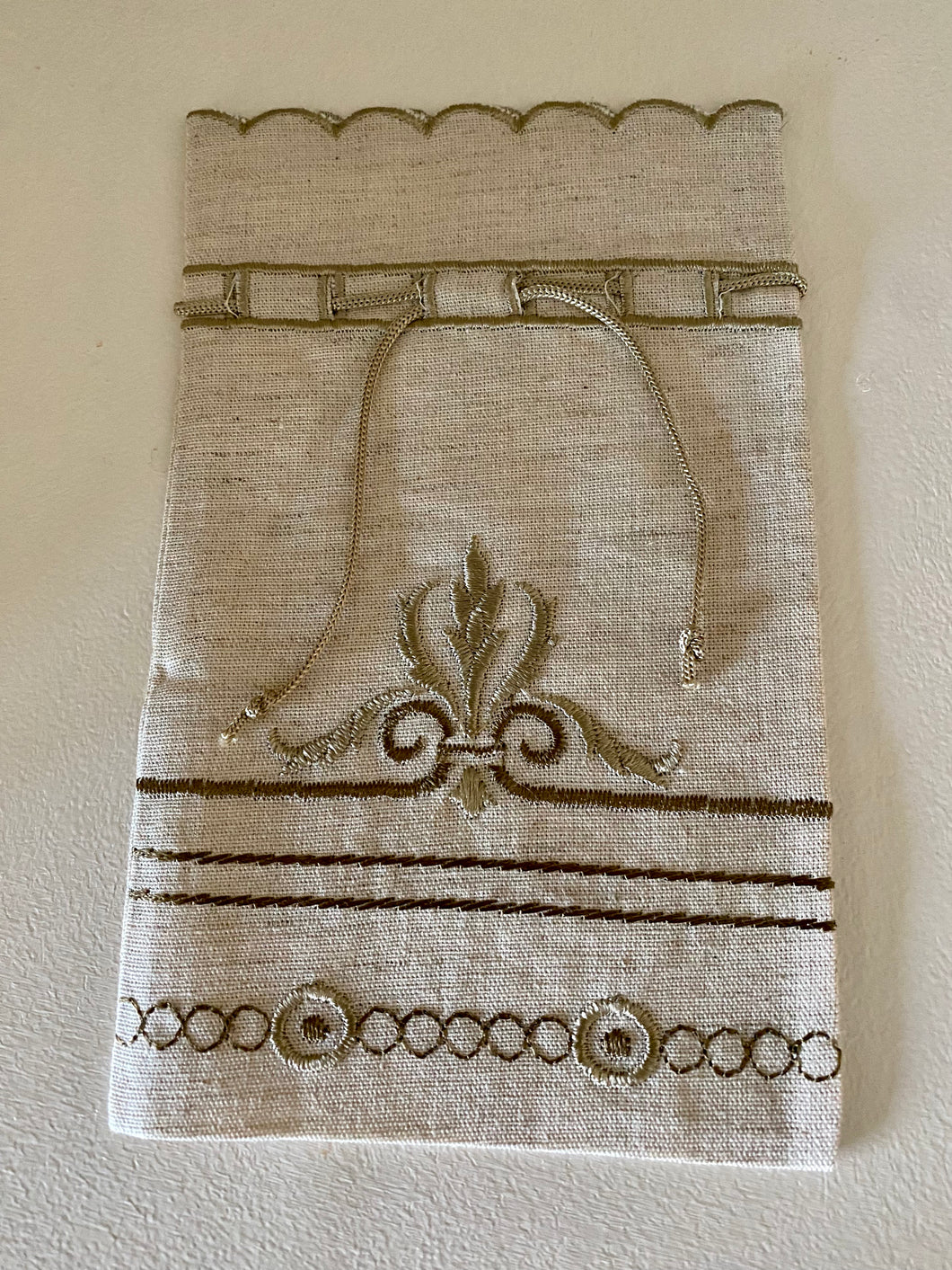 Sevasti Embroidered Pouch (2 color choices)