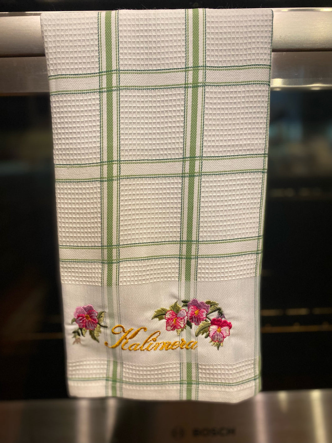 Embroidered Kitchen Towel (Multiple choices: see description for options)
