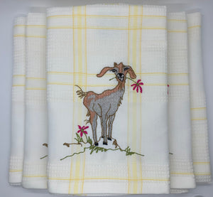 Embroidered Kitchen Towel (Multiple choices: see description for options)