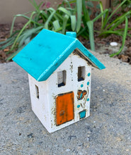 Load image into Gallery viewer, Ceramic House Votive Holder - 2 sizes, multiple designs (sold individually)

