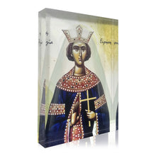 Load image into Gallery viewer, Plexiglass Orthodox Icon: St. Irene (Αγ. Ειρήνη)—only one left
