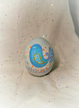 Load image into Gallery viewer, Easter Wooden Egg Blue Bird (free USA shipping included)
