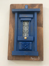 Load image into Gallery viewer, Handmade “Tiny” Wooden Greek Door-multiple color choices  (free USA shipping included)
