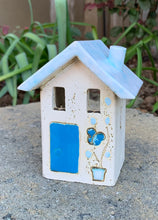 Load image into Gallery viewer, Ceramic House Votive Holder - 2 sizes, multiple designs (sold individually)
