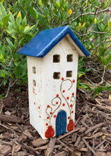 Load image into Gallery viewer, Ceramic House Votive Holder - 2 sizes, multiple designs (sold individually)
