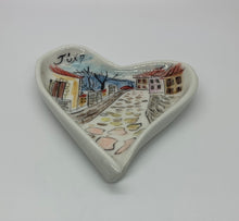 Load image into Gallery viewer, Ceramic Heart Trinket Dish (Υγεία or Ελπίδα)
