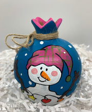 Load image into Gallery viewer, Ceramic Pomegranate Snowfriends Christmas Collection 2 sizes
