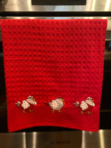 Embroidered Kitchen Towel (Multiple choices: see description for options)