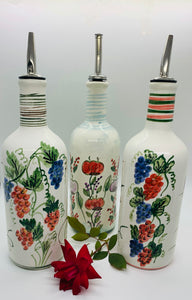 Ceramic Cruet Bottle (Multiple design choices and sizes)