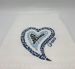 Embroidered Kitchen Towel (Multiple choices: see description for options)